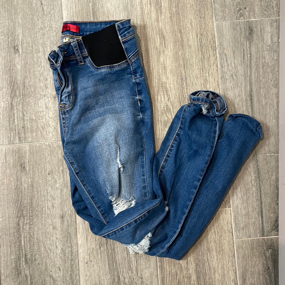 Maternity jeans - destroyed skinny
